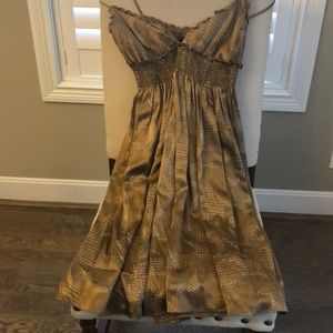 BCBG satin dress